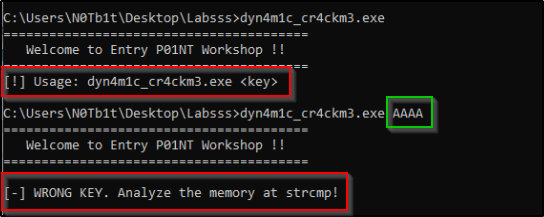 Program running
